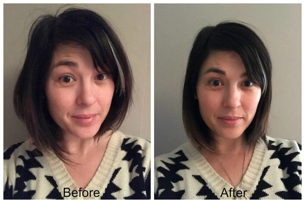 10 day skincare regimen before and after: Kristen Chase of Cool Mom Picks