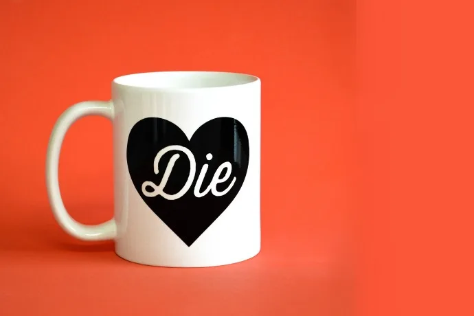Bitter mugs for the anti-Valentine's crowd