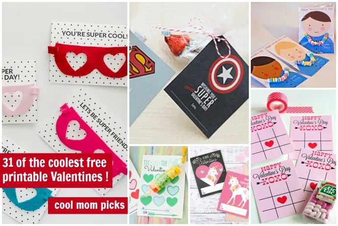 31 of the absolute coolest, most creative free Valentine's cards for the classroom
