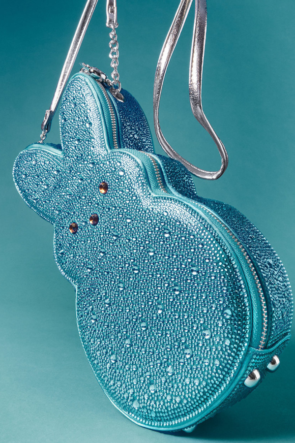 Betsey Johnson x Peeps handbag in bright blue 