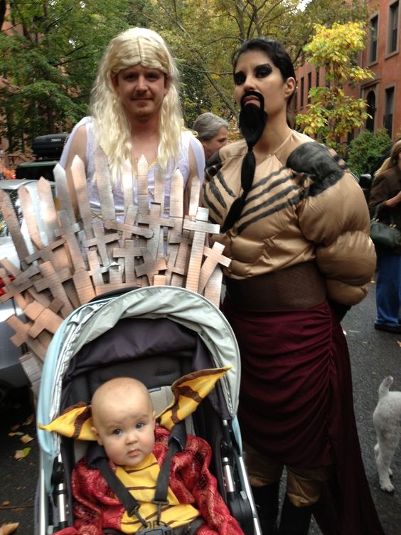 Kids" Game of Thrones costume ideas: DIY Iron Throne Stroller