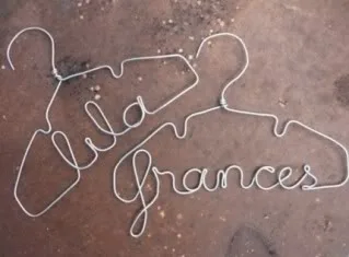 Oh, okay. Wire hangers.
