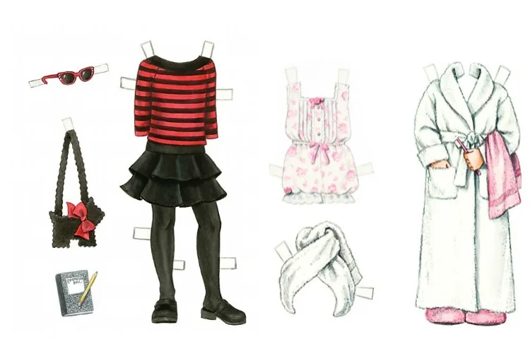 Free printable paper dolls: Patty Reed "The Big Sisters" Paper Dolls