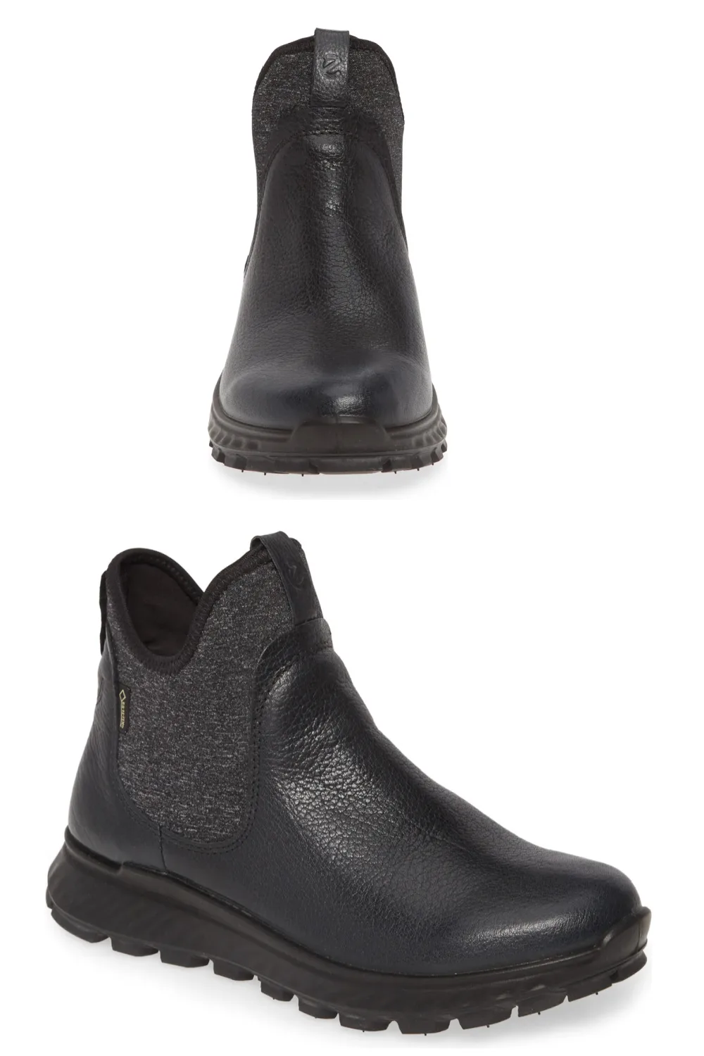 Cute chunky boots for fall 2021: Caslon's Miller lug sole booties with that chic brown accent