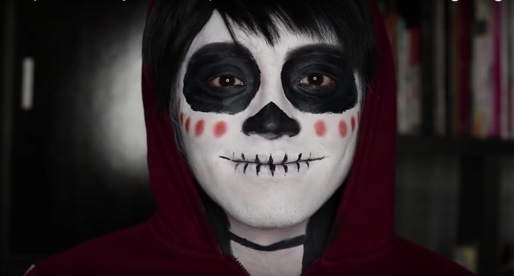 Coco's Miguel face paint video tutorial by Joel Minas