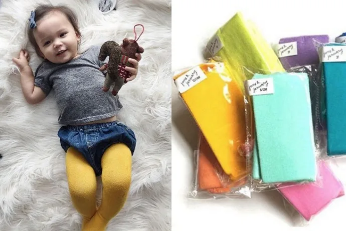 Amazing, baby tights from June & January. No wonder they have a cult following with moms!