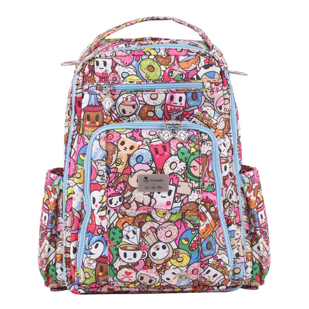 Be Right Back Tokidoki print in Ju-Ju-Be's new backpack