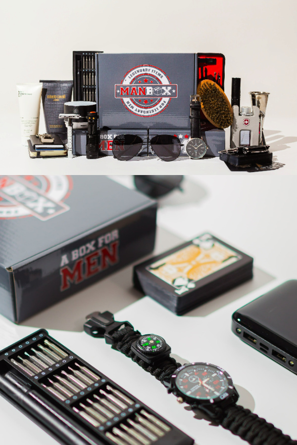 Best subscription box for men and dads: The Man Box gift subscription makes the perfect gift for men who like manly stuff!
