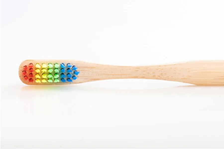 MamaP bamboo toothbrushes: The rainbow brush supports The Trevor Project to help protect LGBTQ youth
