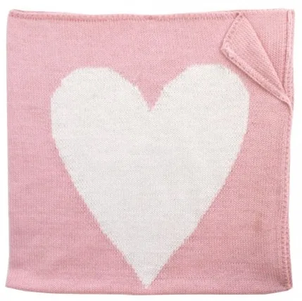 Estella Heart baby blanket
