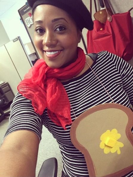 Last minute Halloween costume ideas for moms: French Toast, get it? (Photo credit unknown.)