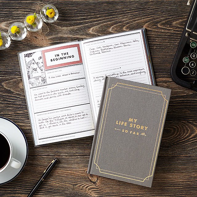 My Life Story So Far: This journal is the perfect grandmother gift for Mother's Day