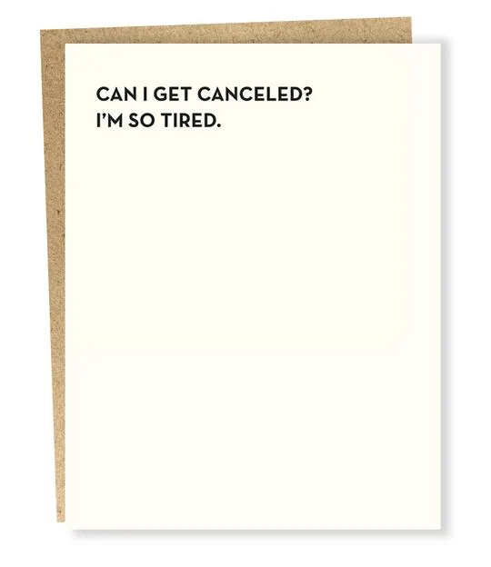 Sapling Press irreverent letterpress greeting cards