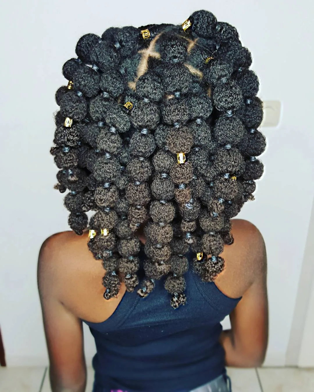 Hair braiding tutorials: Mini Puffs at Shanilla26