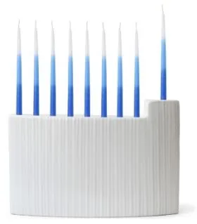 Modern Hanukkah menorahs? Thanks, Jonathan Adler