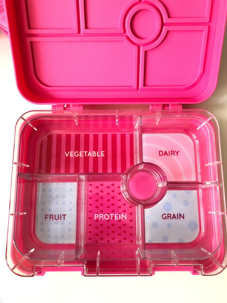 Cool personalized school supplies: This lunch bag and bento set from Stuck on You has compartments to help kids pack their own lunches (sponsor)