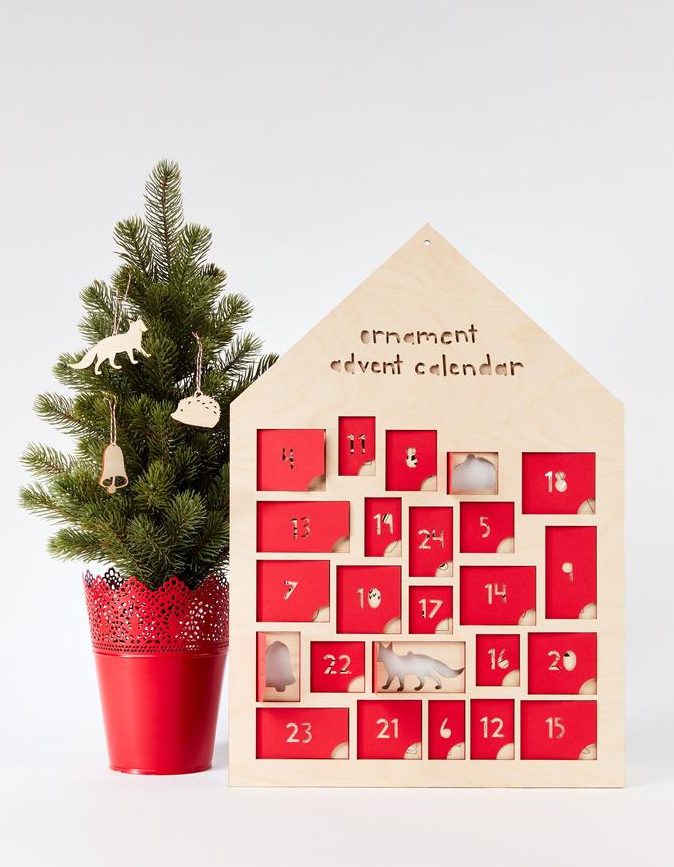 Cool advent calendar | Ornament calendar by Light and Paper