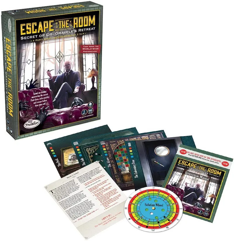 Fun Halloween board games: Beat the clock to escape the room with Dr. Gravely's Retreat